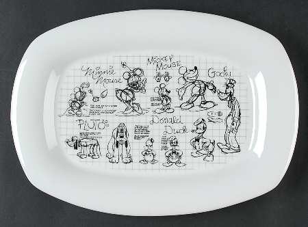 Sketch Book 13" Rectangular Serving Platter