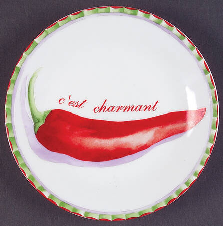 Les Piments Canape Plate