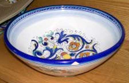 Vecchia Deruta 13" Round Serving Bowl