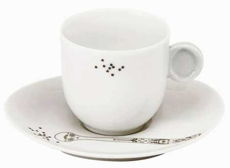 Papilles Flat Cup & Saucer Set