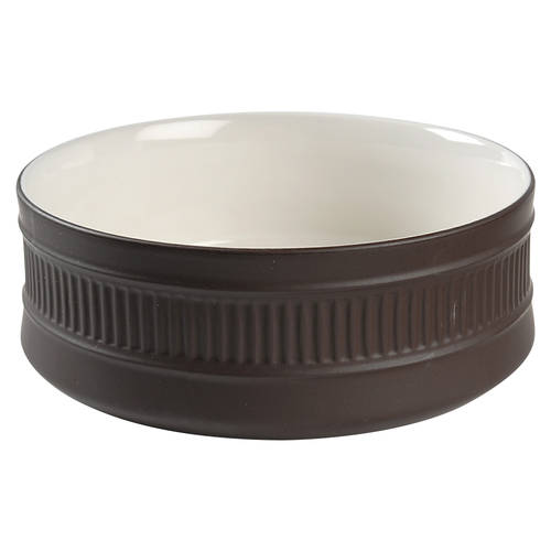 Flamestone Brown (Newer) 8" Round Vegetable Bowl