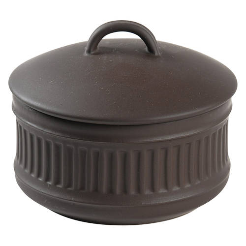 Flamestone Brown (Newer) Sugar Bowl & Lid