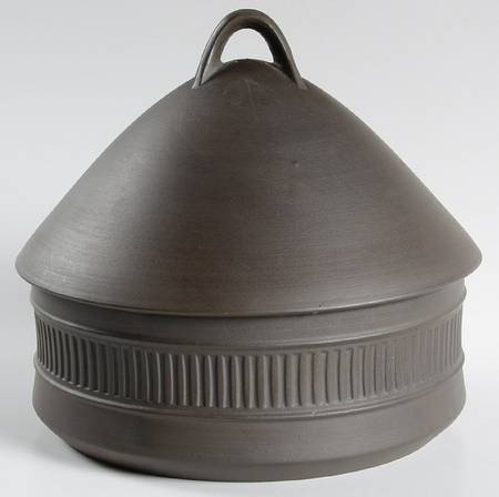 Flamestone Brown (Newer) 2 Qt Round Covered Casserole