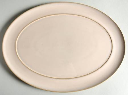 Natural Pearl 14" Oval Serving Platter