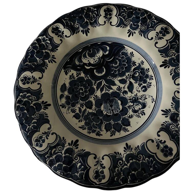Blauw Delft 14" Wall Plate