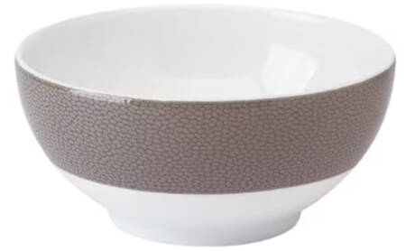 Seychelles Taupe Rim Cereal Bowl