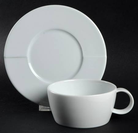 James Martin Dine Flat Cup & Saucer Set