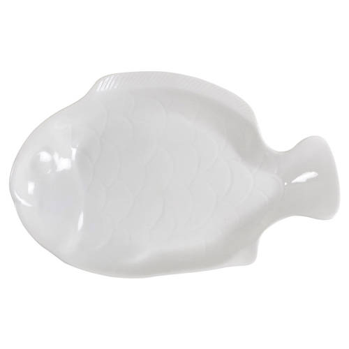 Arabesque White 11" Fish Platter