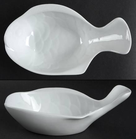 Arabesque White Chowder Bowl by Dansk