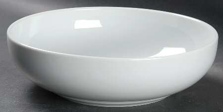 Arabesque White 8" Individual Pasta Bowl