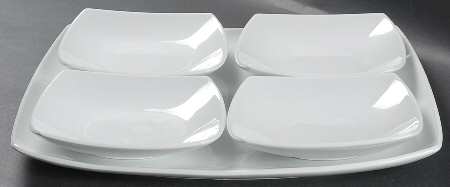Classic Fjord Square Five-Piece Tidbit Set