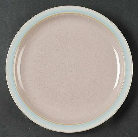 Duets Taupe and Blue Salad/Dessert Plate