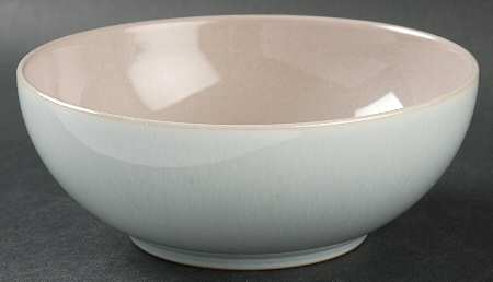 Duets Taupe and Blue Soup/Cereal Bowl