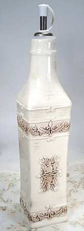 Antique Baroque Oil Jar & Drizzle Spout
