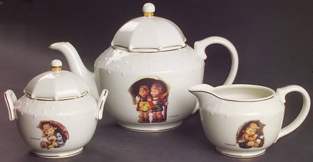 Hummel Collection 5 Piece Tea Set