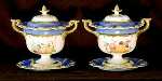 DAV26 Sauce Boat & Lid with Underplate