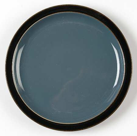 Duets Black and Blue Salad/Dessert Plate