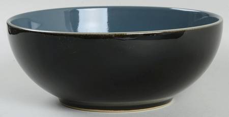 Duets Black and Blue Soup/Cereal Bowl