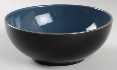 Duets Black and Blue Soup/Cereal Bowl