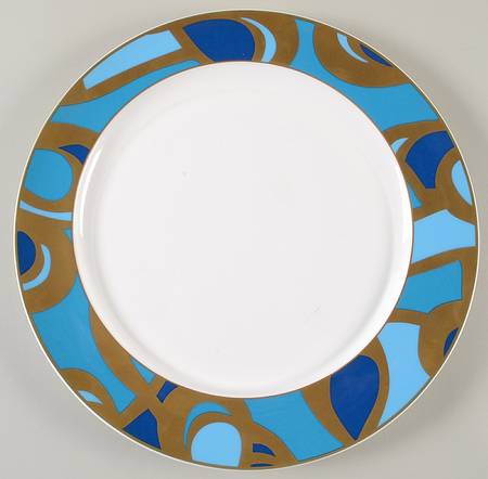 Interlude Dancing Loops Service Plate (Charger) by Diane Von Furstenberg
