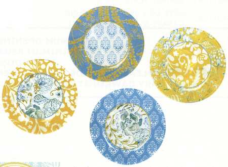 Hampton House Glassware Canape Plate