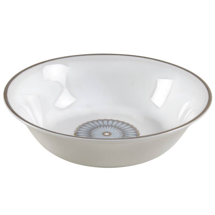 Arcades Grey Platinum Deep Soup/Cereal Bowl
