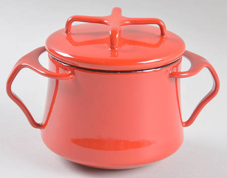 Kobenstyle Chili Red (Newer) Individual Metal Casserole & Lid