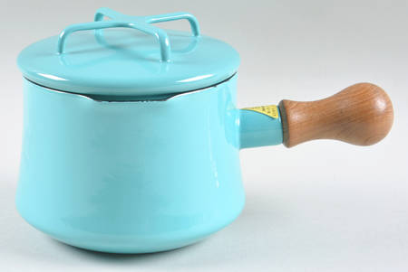 Kobenstyle Teal 1.0 Quart Metal Covered Saucepan