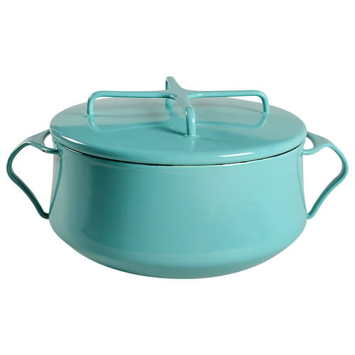 Kobenstyle Teal 2 Quart Metal Covered Casserole