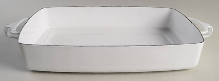 Kobenstyle White (Newer, 2012) 13" Metal Rectangular Baker