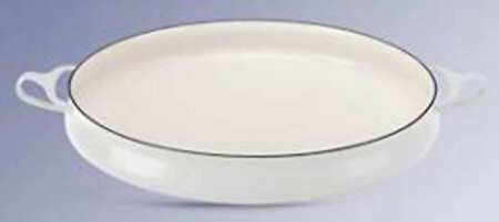 Kobenstyle White (Newer, 2012) 13" Metal Buffet Server