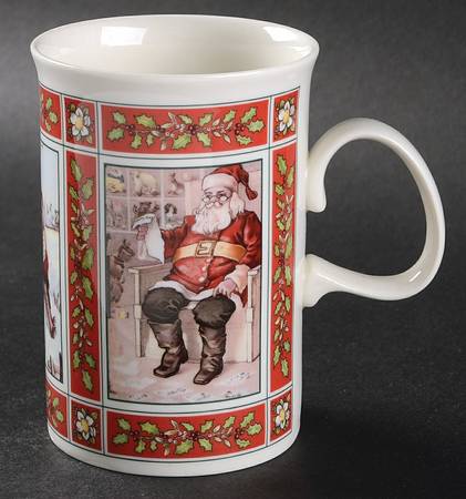 White Christmas (Victorian Prints) Mug