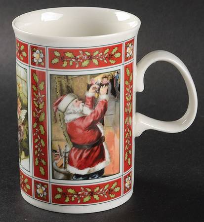 White Christmas (Victorian Prints) Mug