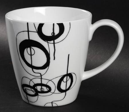 Shake Black Mug