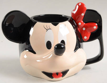 All Over Mickey & Minnie Figural Mug