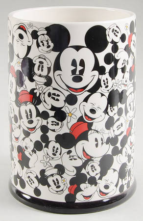 All Over Mickey & Minnie Cookie Jar No Lid