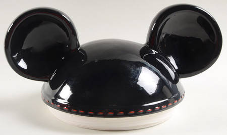 All Over Mickey & Minnie Figural Cookie Jar No Lid