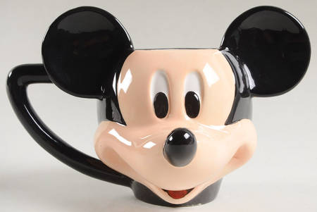 All Over Mickey & Minnie Figural Mug