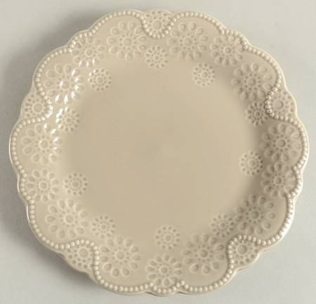 Tatiana Cream Salad/Dessert Plate