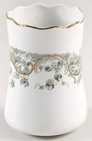 Recherche Green Tall China Tumbler by Dunn Bennett