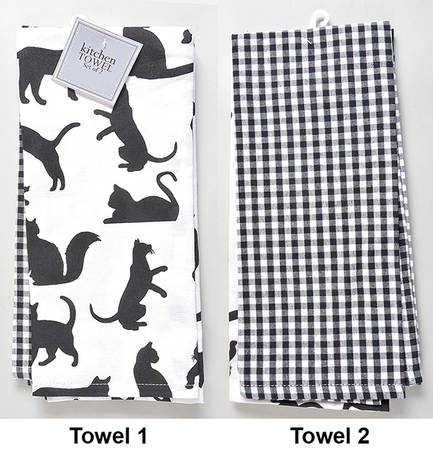 Table Linens & Accessories Cloth Dish Towel - Set of 2 (Motif 1 & 3)