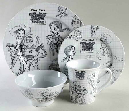 Toy Story Sketchbook 4 Piece Place Setting