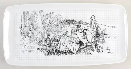 Winnie the Pooh Sketchbook 13" Rectangular Serving Platter