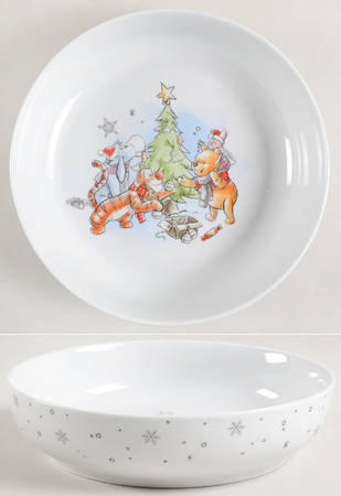 Pooh Christmas Individual Dinner Bowl