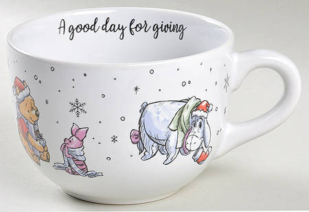 Pooh Christmas Soup Mug
