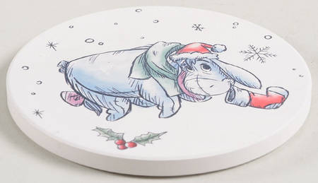Pooh Christmas Coaster