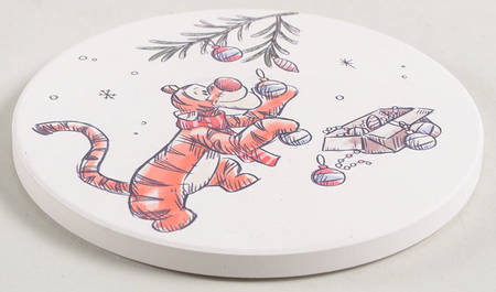 Pooh Christmas Coaster