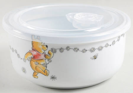 Winnie the Pooh Daisy Chain Medium Serve & Store Bowl with Lid