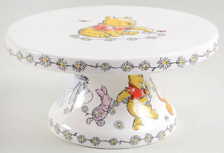 Winnie the Pooh Daisy Chain 6" Diameter Pedestal Cake Stand