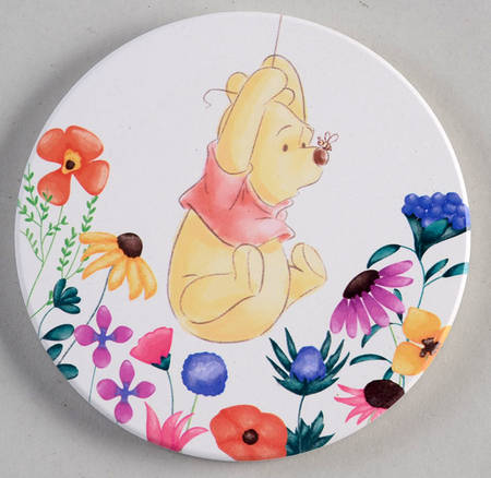 Winnie the Pooh Golden Flowers Coaster